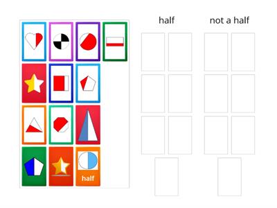 half shape sort