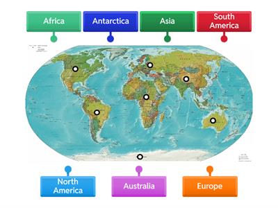 Label the Continents 