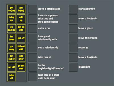 Ph verbs Destination B1 unit 9,12