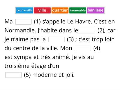 Ma ville 3 (classe 6)