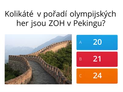 Olympijské hry - Peking 2022