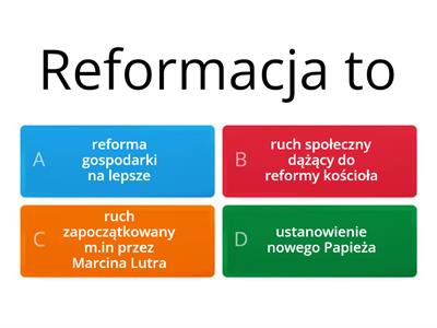 Reformacja Kl6 - Materiały Dydaktyczne