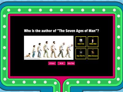 QUIZ #1:The Seven Ages of Man