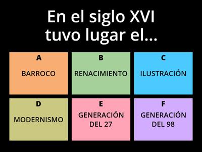 ¿Qué recuerdas de la Literatura de los Siglos de Oro?