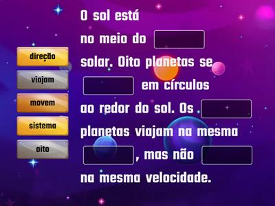 Sistema Solar - CLOZE Texto Helps