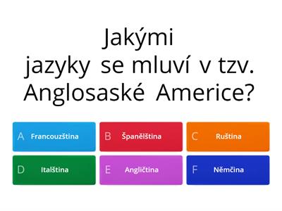 Amerika - opakování 