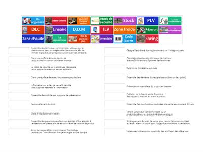  Vocabulaire COMMERCE 