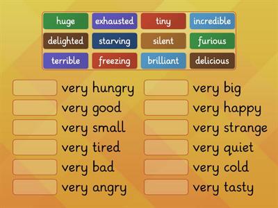 STRONG ADJECTIVES