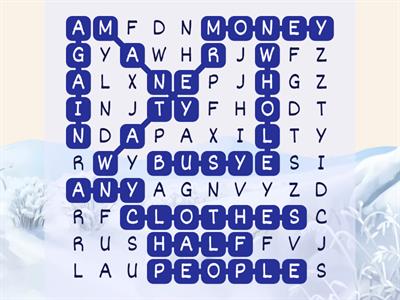 Commonly misspelt words - wordsearch