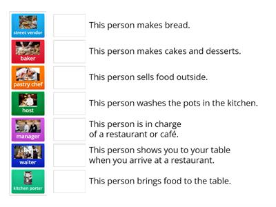 Unit 8 Food at home and around the world, L9 -10 What is a restaurant critic key vocabulary pg. 9-10