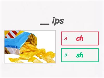 Phonics - ch, sh sounds