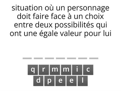 [LEXIQUE] L'intrigue théâtrale-EVAL