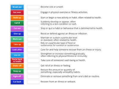 Health C1 idioms