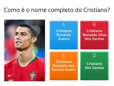 Quem é o Cristiano Ronaldo?