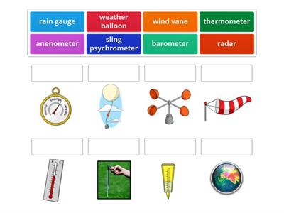 Weather instruments