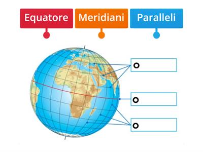 Trova i meridiani e i paralleli