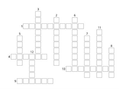 Household crossword