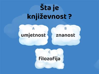 Književnost, pitanja