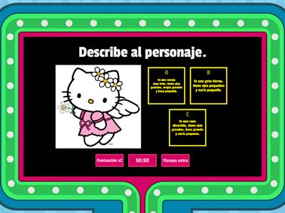 Describiendo los personajes de Hello Kitty