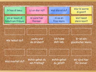 Nordfriesisch vs Deutsch