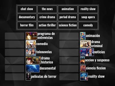 vocabulary Tv and Films 