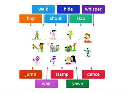 Action verbs primary school