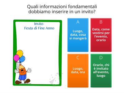 SCRIVIAMO L'INVITO PERFETTO!