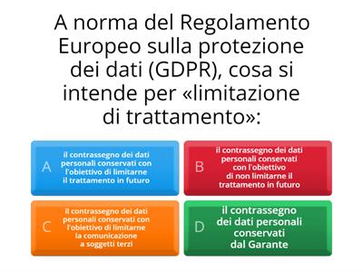 Questionario privacy docenti