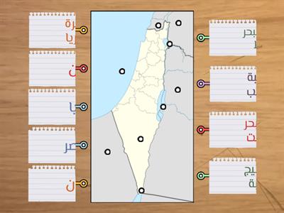 لعبة خريطة فلسطين يمنى القصاص