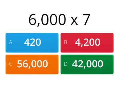 Multiply by tens, hundreds, thousands - Go Math 2.3