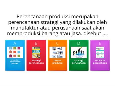 perencanaan produksi