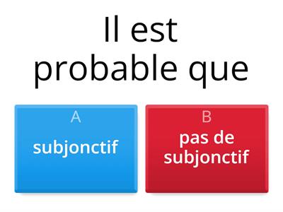 Subjonctif ou pas de subjonctif?