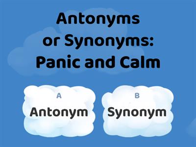 Setting an Example - Synonym/Antonym