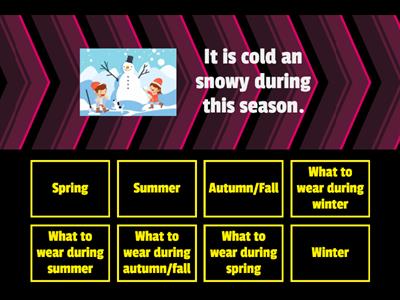 Seasons of the year