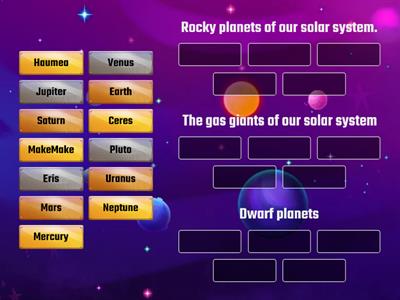 Planets of our Solar System // What is a rocky and a gas giant?