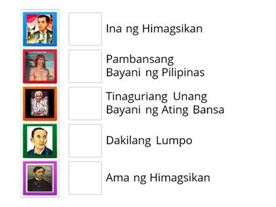Mga Kilalang Bayani ng Ating Bansa (Pilipinas)