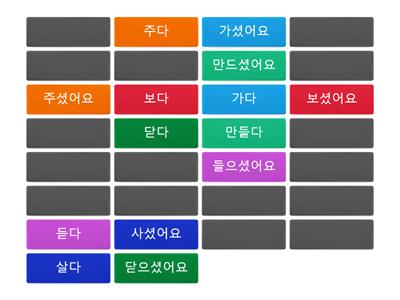 Sejong Korean2_8 Honorifics Past tense