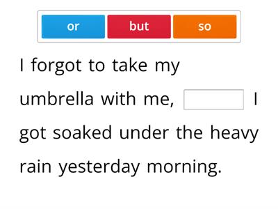 Coordinating Conjunctions