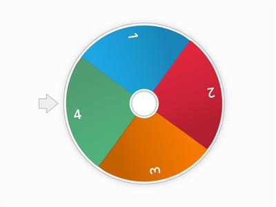 1-4 Random Number Wheel