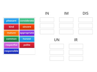 I02 UNIT 5A VOCABULARY