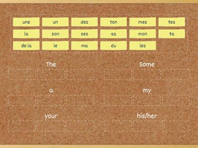 Group sort French articles