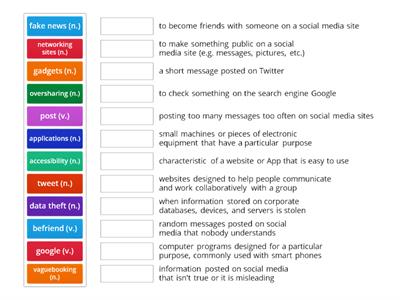 Social Media Vocabulary