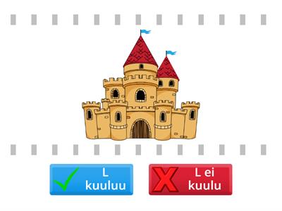 Kuulonerottelu: Kuuluuko sanassa L?