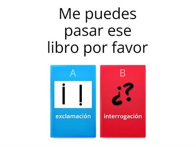 Signos de interrogación y exclamación