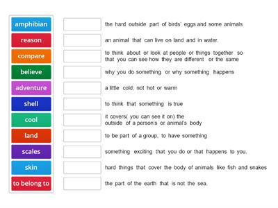  OD 2- Unit 1-Amazing animals - Vocabulary