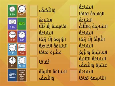 الأَوقَات / Jam dan Waktu