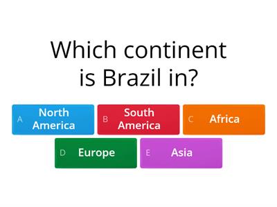 Continents Quiz