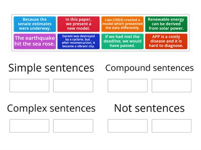 Sentence types