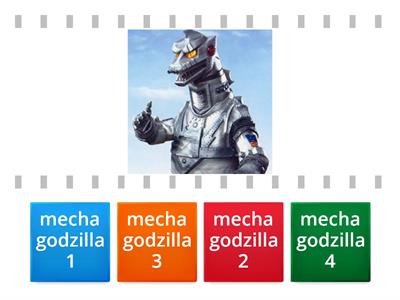 mecha godzilla family match