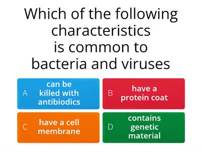  Bacteria and Virus Review